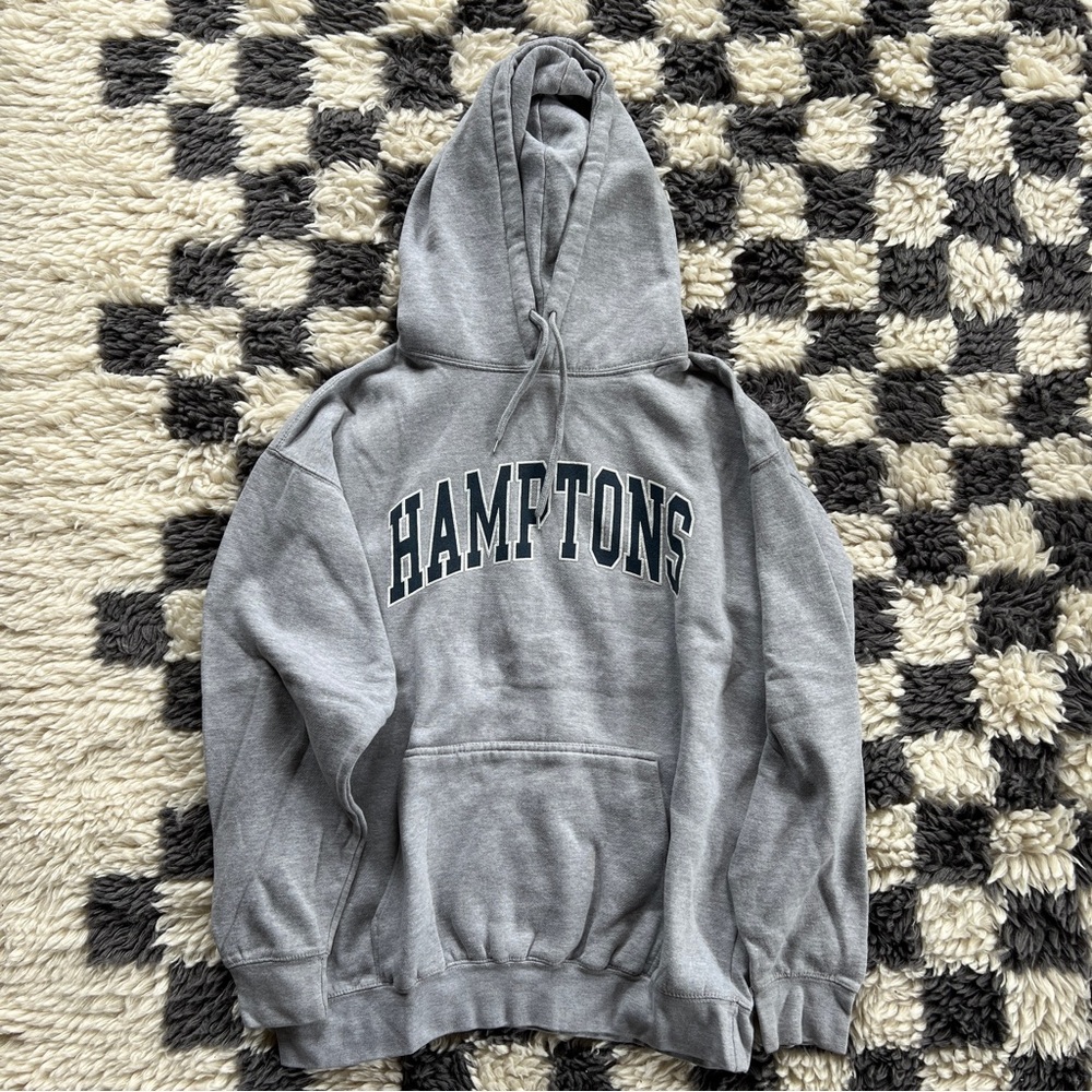 Brandy Melville John Galt gray Hamptons hoodie